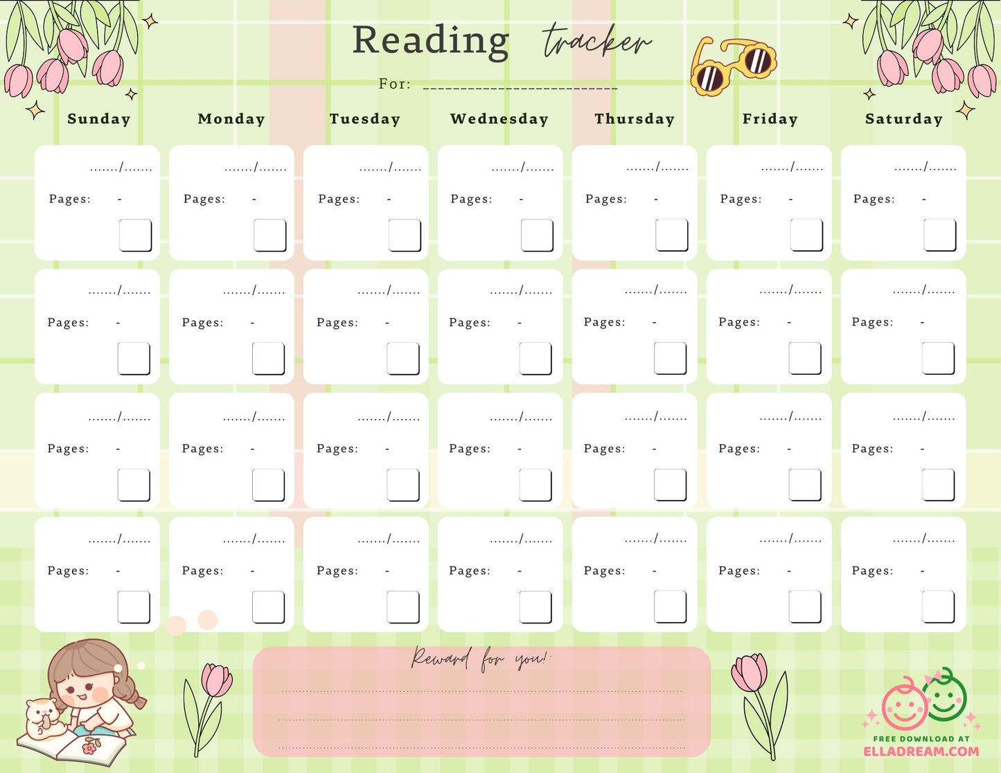 Reading Habit Tracker Free Download