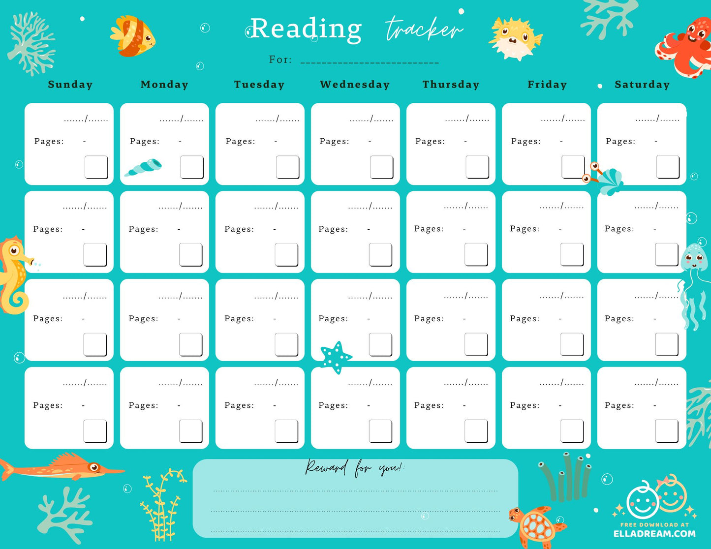 Reading Habit Tracker Free Download