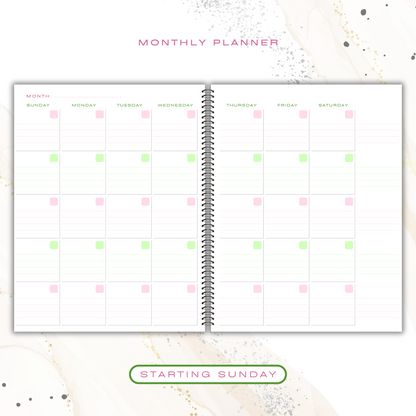 LIGHT CLASSIC 7 DAY PLANNER & APPOINTMENT BOOK