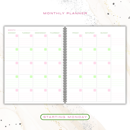 LIGHT CLASSIC 7 DAY PLANNER & APPOINTMENT BOOK