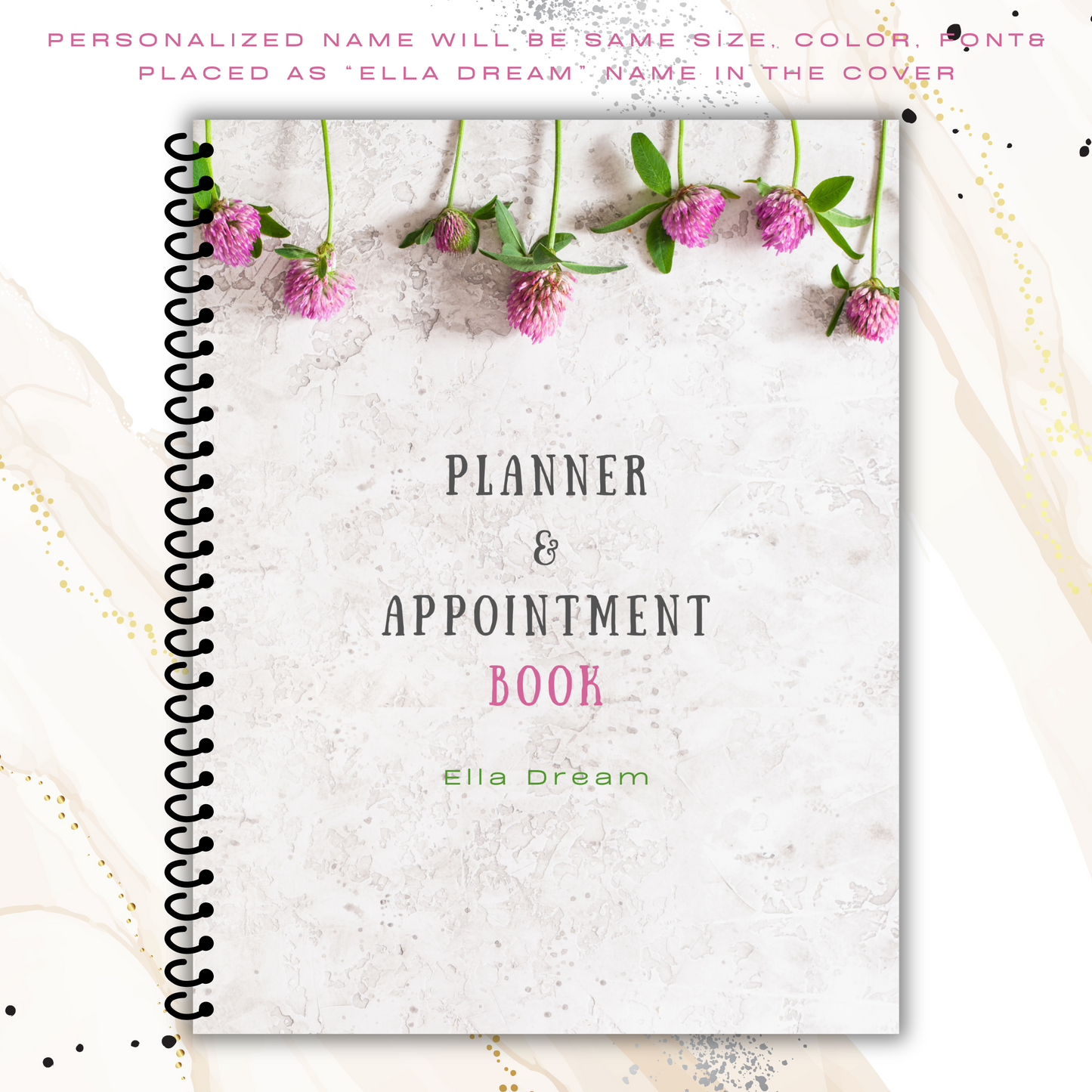 LIGHT CLASSIC 7 DAY PLANNER & APPOINTMENT BOOK