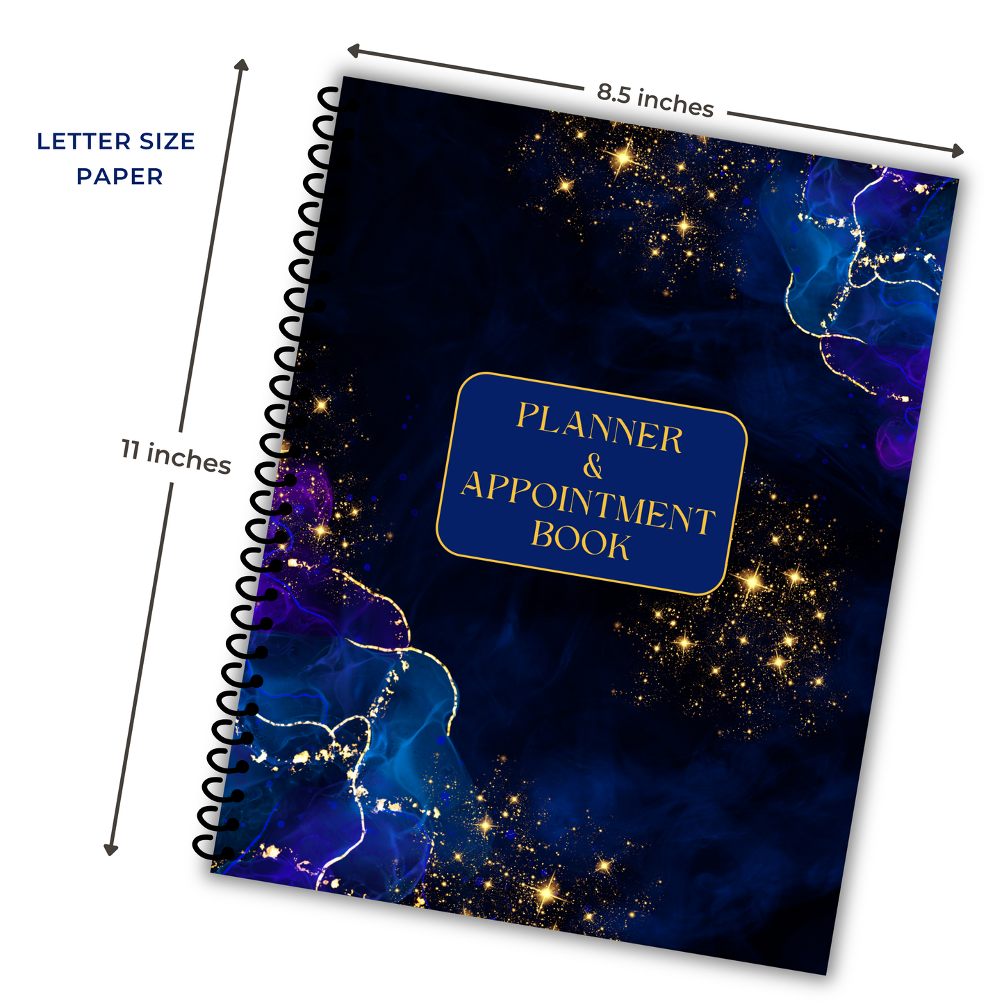 BLUE 7 DAY PLANNER & APPOINTMENT BOOK