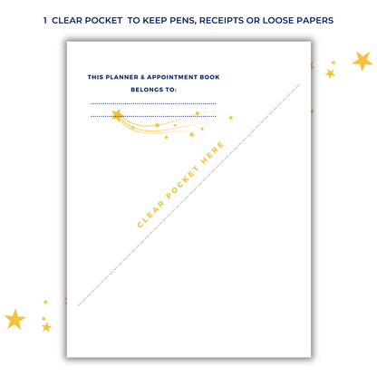 BLUE 7 DAY PLANNER & APPOINTMENT BOOK