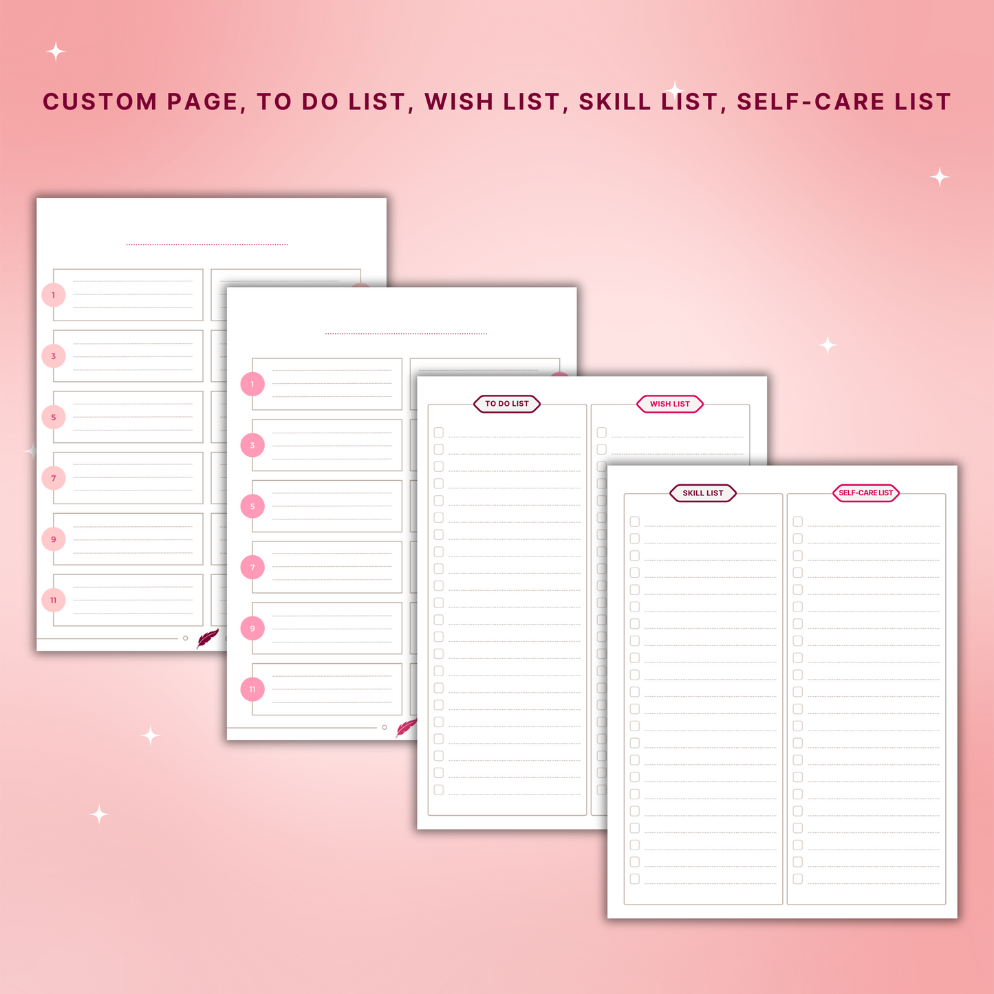 PINK HEART 7 DAY PLANNER & APPOINTMENT BOOK