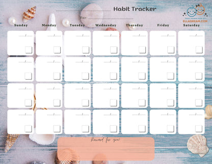Fill-in-the-Blank Habit Tracker Free Download_Collection 2
