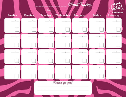 Fill-in-the-Blank Habit Tracker Free Download_Collection 2