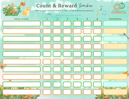 Multi-Subject Count & Reward Tracker — A Gentle System for Building Multiple Habits at Once_Collection 1