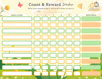 Multi-Subject Count & Reward Tracker — A Gentle System for Building Multiple Habits at Once_Collection 1