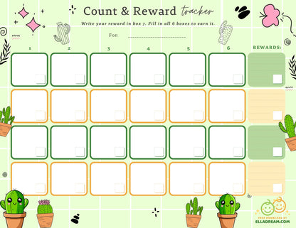 🌟Count & Reward Tracker — A Gentle Way to Build One Habit at a Time_Collection 1