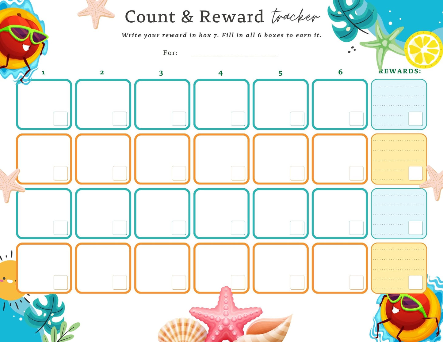 🌟Count & Reward Tracker — A Gentle Way to Build One Habit at a Time_Collection 1