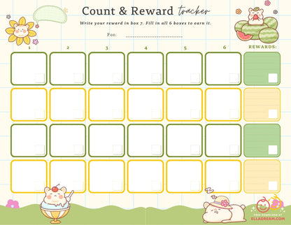 🌟Count & Reward Tracker — A Gentle Way to Build One Habit at a Time_Collection 1