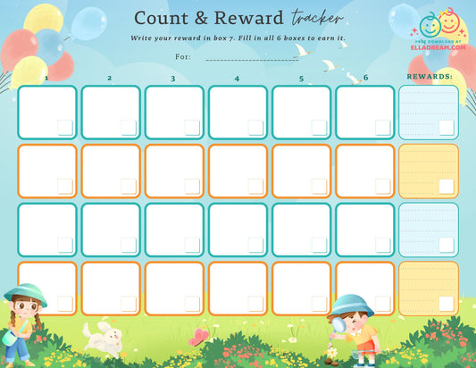 🌟Count & Reward Tracker — A Gentle Way to Build One Habit at a Time_Collection 1