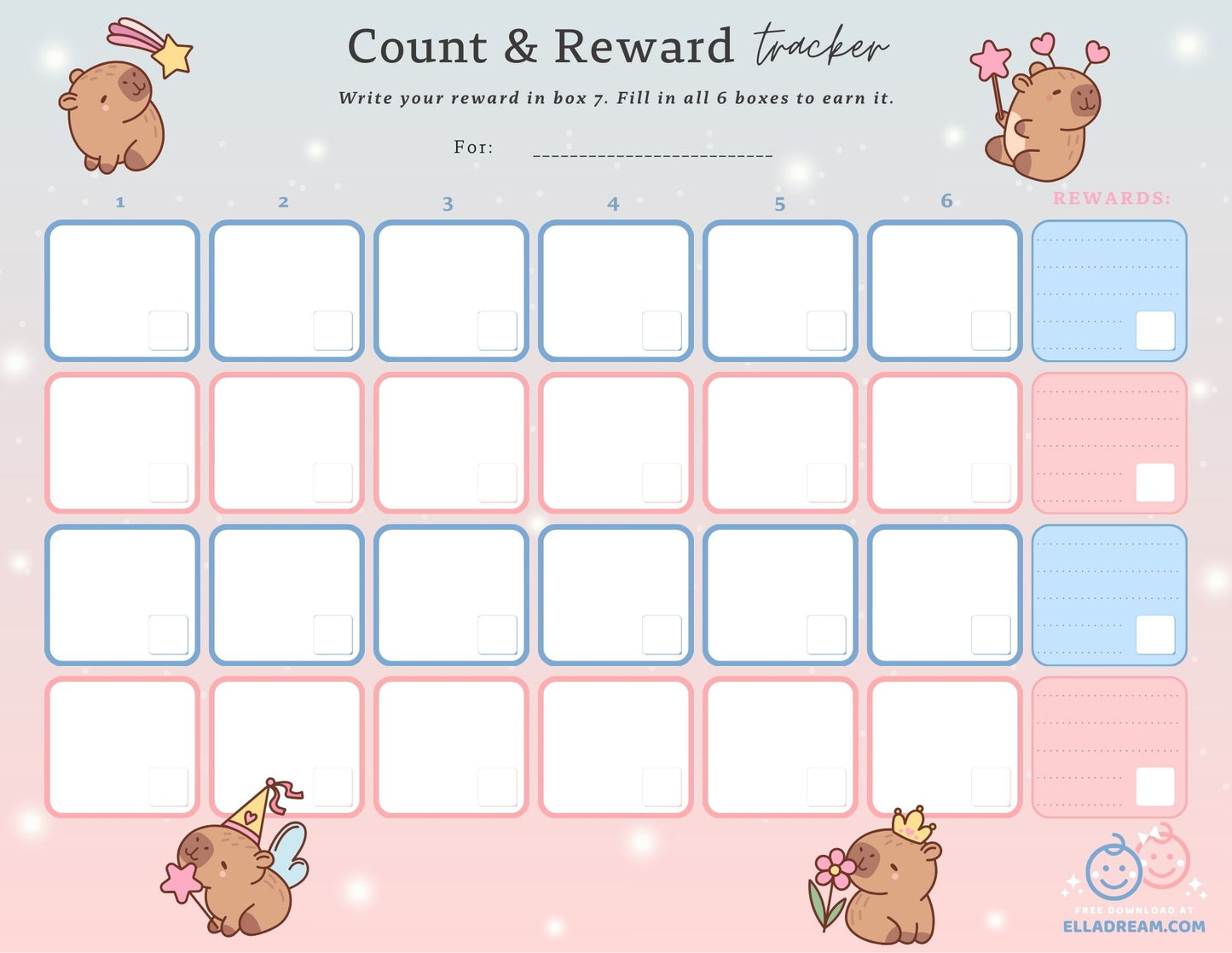 🌟Count & Reward Tracker — A Gentle Way to Build One Habit at a Time_Collection 1