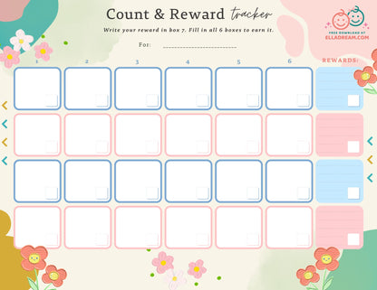 🌟Count & Reward Tracker — A Gentle Way to Build One Habit at a Time_Collection 1