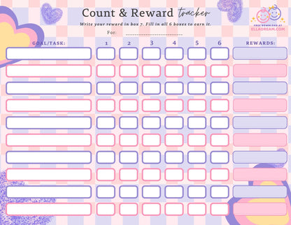 Multi-Subject Count & Reward Tracker — A Gentle System for Building Multiple Habits at Once_Collection 1