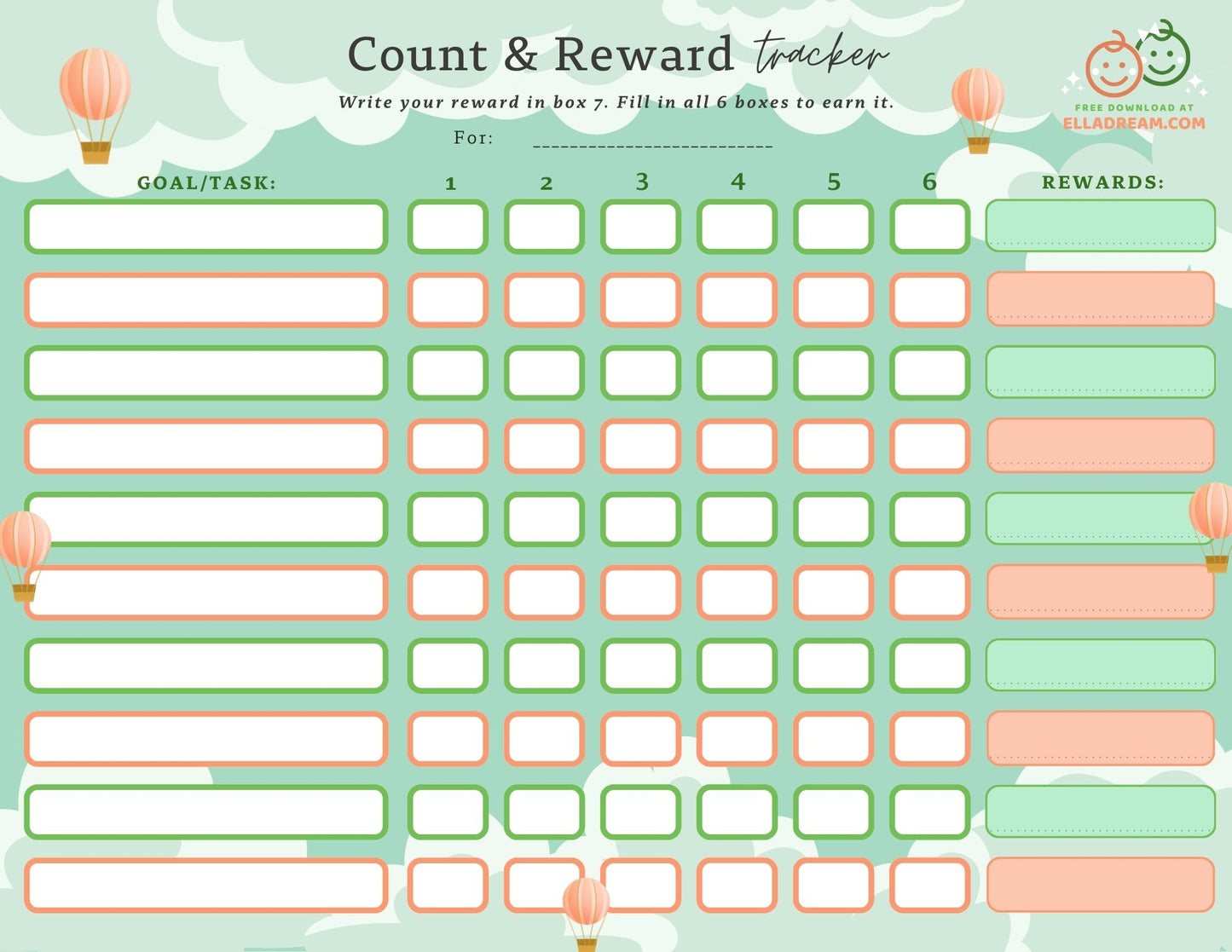 Multi-Subject Count & Reward Tracker — A Gentle System for Building Multiple Habits at Once_Collection 1