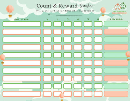 Multi-Subject Count & Reward Tracker — A Gentle System for Building Multiple Habits at Once_Collection 1