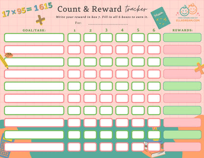 Multi-Subject Count & Reward Tracker — A Gentle System for Building Multiple Habits at Once_Collection 1