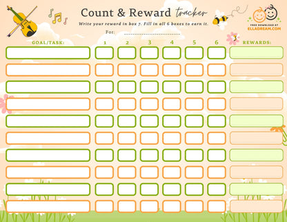 Multi-Subject Count & Reward Tracker — A Gentle System for Building Multiple Habits at Once_Collection 1