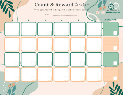 🌟Count & Reward Tracker — A Gentle Way to Build One Habit at a Time_Collection 1