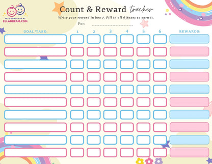 Multi-Subject Count & Reward Tracker — A Gentle System for Building Multiple Habits at Once_Collection 1