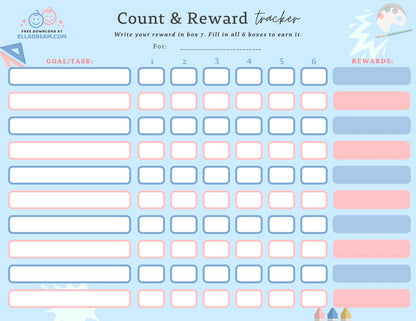 Multi-Subject Count & Reward Tracker — A Gentle System for Building Multiple Habits at Once_Collection 1