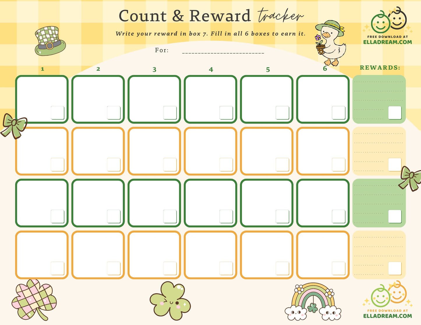 🌟Count & Reward Tracker — A Gentle Way to Build One Habit at a Time_Collection 1