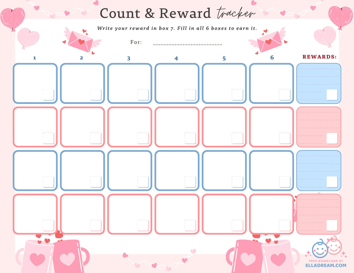 🌟Count & Reward Tracker — A Gentle Way to Build One Habit at a Time_Collection 1