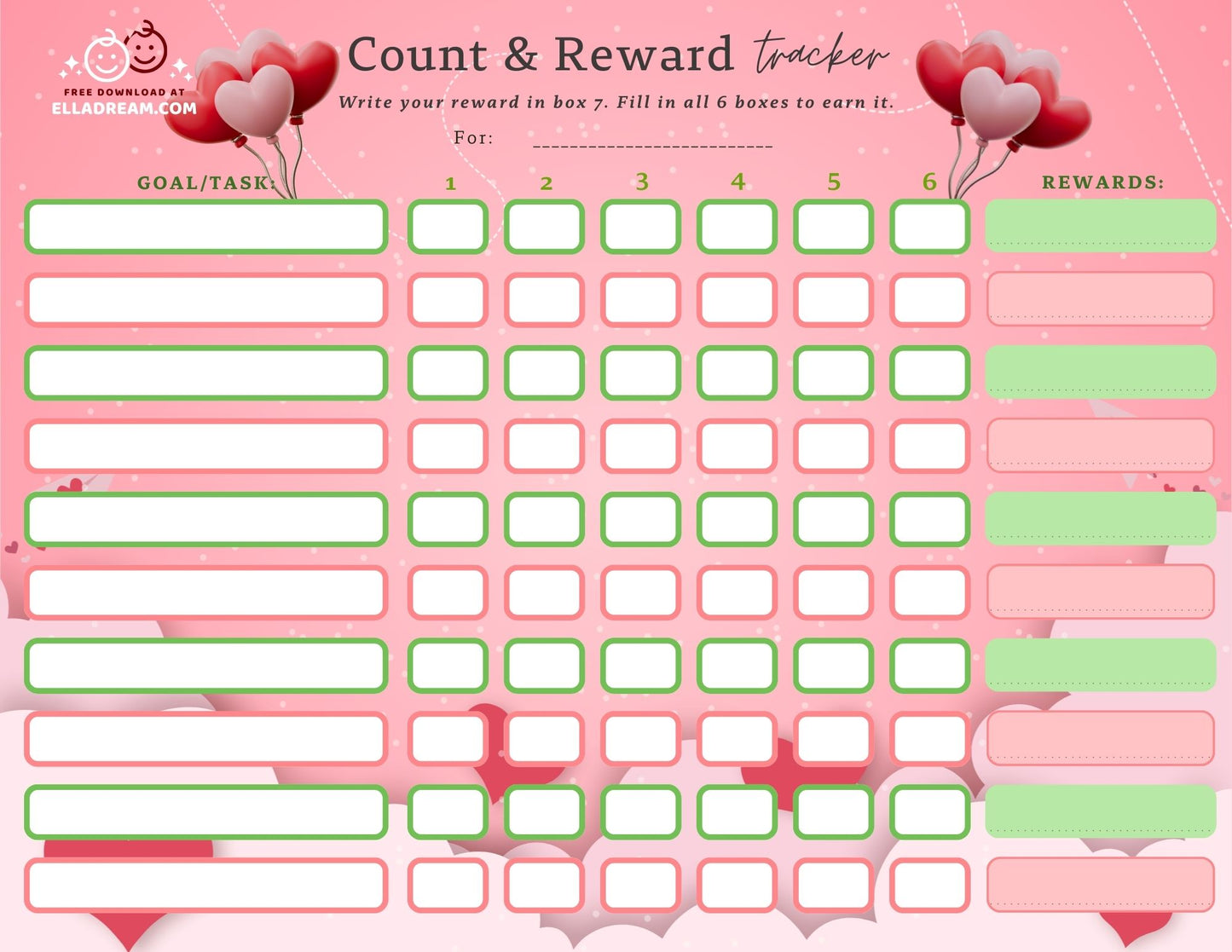 Multi-Subject Count & Reward Tracker — A Gentle System for Building Multiple Habits at Once_Collection 1