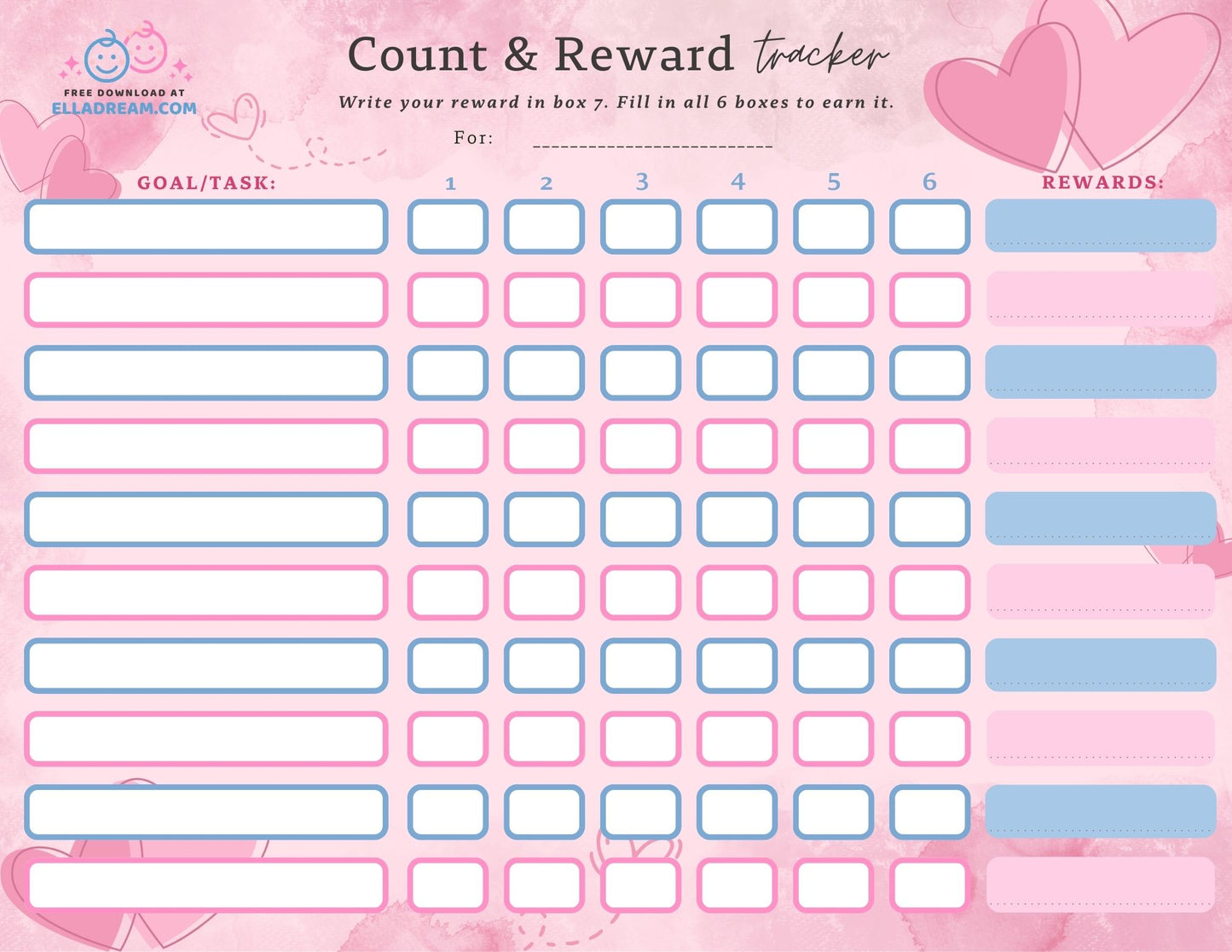 Multi-Subject Count & Reward Tracker — A Gentle System for Building Multiple Habits at Once_Collection 1