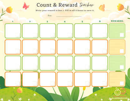 🌟Count & Reward Tracker — A Gentle Way to Build One Habit at a Time_Collection 1