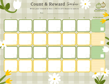 🌟Count & Reward Tracker — A Gentle Way to Build One Habit at a Time_Collection 1