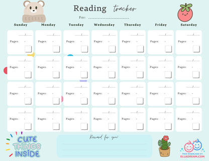 Reading Habit Tracker Free Download