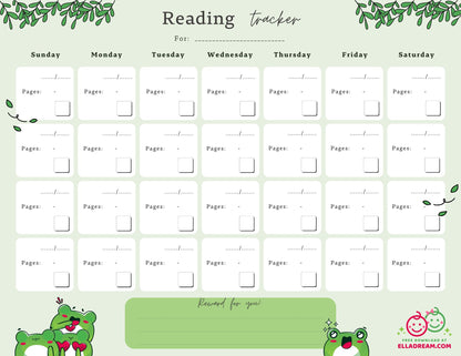 Reading Habit Tracker Free Download