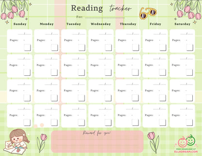 Reading Habit Tracker Free Download